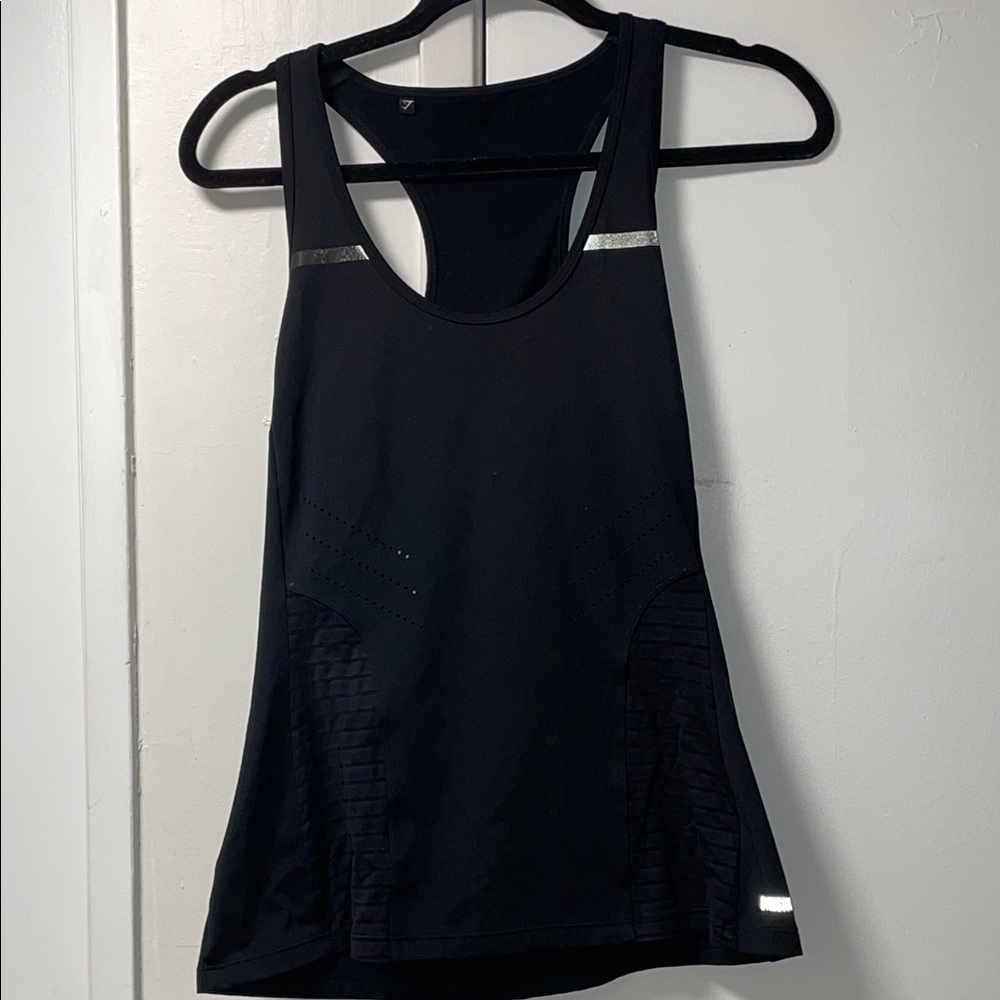 Gymshark Black Racerback Tank Top